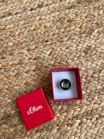 Nieuwe Ring S. Oliver, mt 17, antracietkleurige steen, mt, Overige merken, Overige materialen, Verzenden, Nieuw