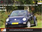 Volkswagen New Beetle Cabriolet 1.6 Highline ( AIRCO + INRUI, Auto's, Stof, Beetle (Kever), 4 cilinders, Cabriolet