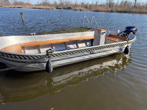 Aliminium sloep Frappant 5 meter met Suzuki 20 PK, Watersport en Boten, Sloepen, Gebruikt, 10 tot 30 pk, 3 tot 6 meter, Buitenboordmotor