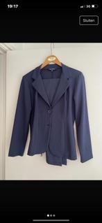 Travelstof pak, Maat 38/40 (M), Blauw, Ophalen of Verzenden, Zo goed als nieuw