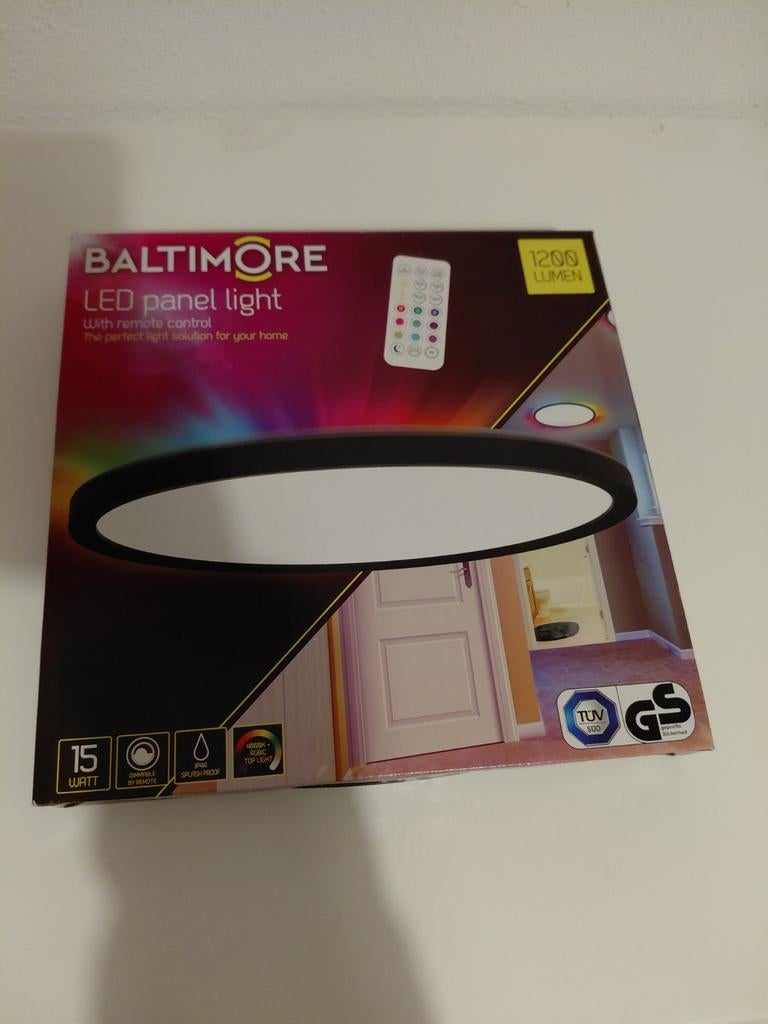 Nieuw Baltimore LED Paneel met Afstandsbediening, Ophalen, Nieuw, Metaal, Modern