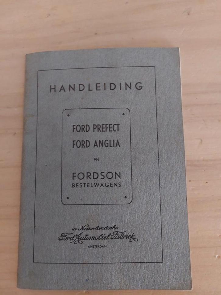 Ford Prefect, Anglia & Fordson Handleiding 1951, Auto diversen, Handleidingen en Instructieboekjes, Ophalen of Verzenden