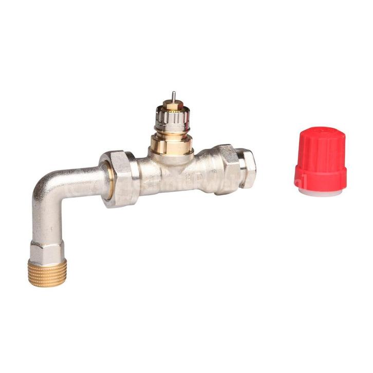 Danfoss 013G3363 thermostaatkraan recht RA-N set + bocht en, Hobby en Vrije tijd, Overige Hobby en Vrije tijd, Nieuw, Ophalen of Verzenden