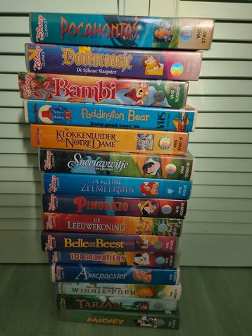 VHS Disney Collectie + Overige Kinderfilms beschikbaar voor biedingen