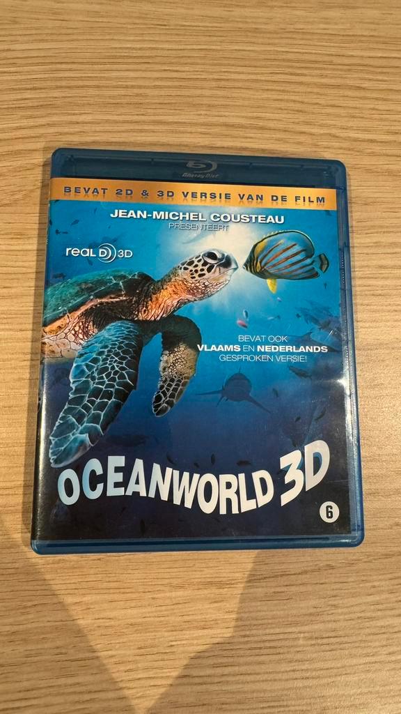 OceanWorld blu-ray 3D (2D en 3D versie) z.g.a.n., Cd's en Dvd's, Blu-ray, Zo goed als nieuw, Avontuur, 3D, Ophalen of Verzenden