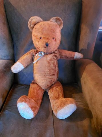 Vintage Teddybeer - Bruin beschikbaar voor biedingen