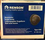 Renson Bolrooster 100mm - Nieuw in doos, Doe-het-zelf en Verbouw, Ventilatie en Afzuiging, Ophalen of Verzenden, Nieuw, Ventilator