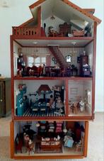 Vintage Poppenhuis met Inrichting, Ophalen, Gebruikt, Poppenhuis