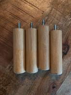 IKEA Landskrona Bank Poten - ZGAN, Tafelpoot, Minder dan 50 cm, Ophalen of Verzenden, Zo goed als nieuw