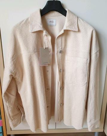 Pull & Bear Pacific Republic shacket overhemdjack beige S