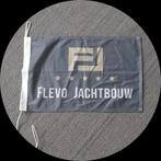 Vlag Flevo Jachtbouw Nieuw  42 x 27, Verzamelen, Scheepvaart, Nieuw, Verzenden