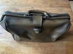 Vintage leren dokterstas / reistas, Sieraden, Tassen en Uiterlijk, Tassen | Reistassen en Weekendtassen, Ophalen, 40 tot 60 cm