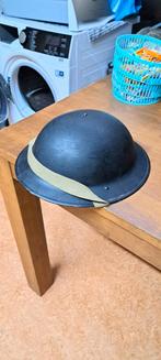 Britse ambulance helm op naam, Ophalen of Verzenden, Helm of Baret, Engeland, Landmacht