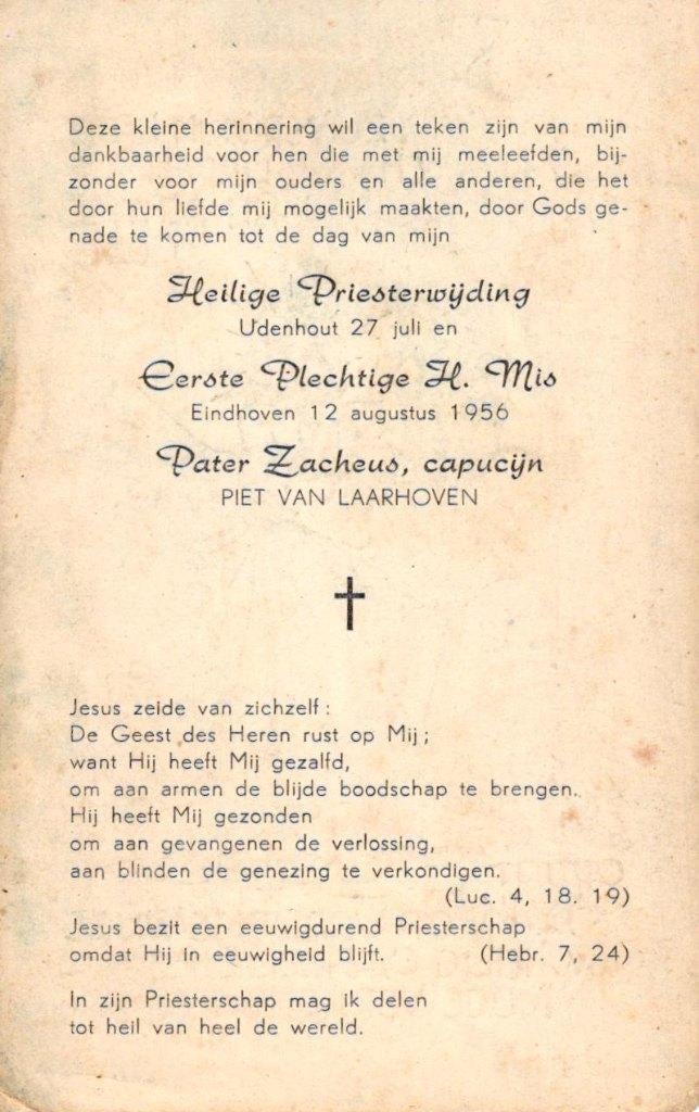 Laarhoven van Piet Udenhout 1956 Eindhoven, Ophalen of Verzenden
