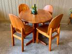 Glostrup Deense stoelen vintage scandinavisch design denmark, Huis en Inrichting, Stoelen, Ophalen, Glostrup, Denemarken, Zo goed als nieuw