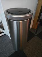 Brabantia prullenbak, Gebruikt, 50 tot 75 cm, Ophalen of Verzenden, Metaal