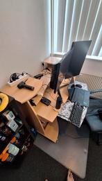 Kantoor bureau, Huis en Inrichting, Bureaus, Ophalen, In hoogte verstelbaar, Gebruikt, Bureau
