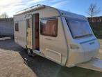 Avento caravan 465TF incl mover, Caravans en Kamperen, Caravans, Standaardzit, Vast bed, Particulier, 5 tot 6 meter