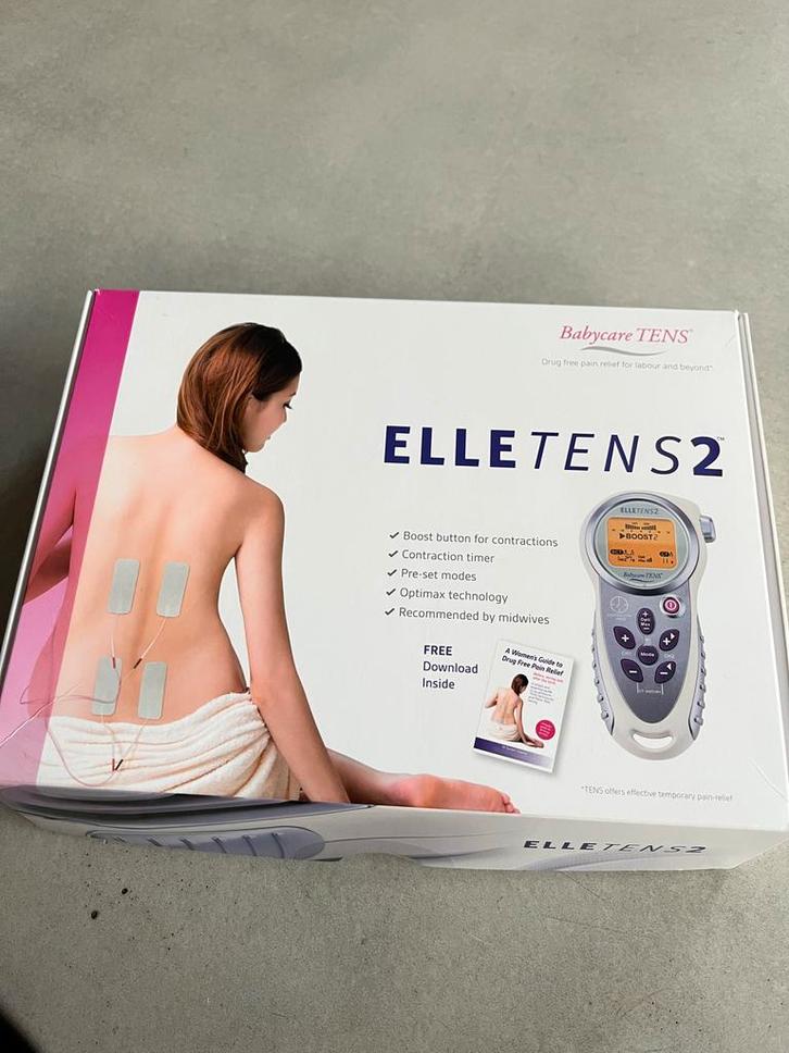 Elle TENS 2 Babycare - Pijnbestrijding Bevalling, Witgoed en Apparatuur, Overige Witgoed en Apparatuur, Zo goed als nieuw, Ophalen of Verzenden