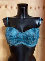 Valery strapless bh 75c en 80c model petrolio, Kleding | Dames, Verzenden, Blauw, BH