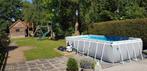 INTEX Zwembad (488 x 244 x 107cm), zeer compleet!, Tuin en Terras, Zwembaden, 200 tot 300 cm, 400 cm of meer, Rechthoekig, Ophalen