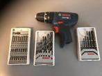 Bosch GSB 12V accu schroef/klopboormachine  body met extra, Ophalen of Verzenden, Zo goed als nieuw, Boor- en Schroefmachine, Klopboormechanisme