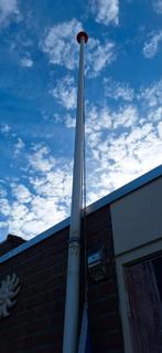 Vlaggenstok 6/7 meter, Ophalen