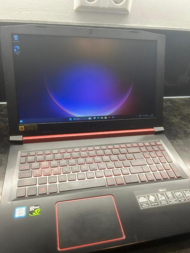 Acer nitro 5 AN515-51, Computers en Software, Windows Laptops, Gebruikt, 15 inch, SSD, 2 tot 3 Ghz, 16 GB, Qwerty, Met videokaart