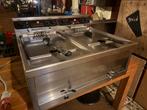 Horeca frituese dubbel model 2x 400v, Witgoed en Apparatuur, Frituurpannen, Ophalen, Gebruikt