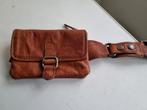 Manfield vintage leren heuptasje, cognac-bruin, Ophalen of Verzenden, Zo goed als nieuw, Bruin, Overige typen