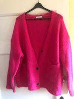 leuk vest van By-Bar in fuchsia mt S (of M) mohairmix, Kleding | Dames, Truien en Vesten, Ophalen, Zo goed als nieuw, By-Bar, Roze