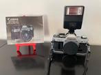 Canon AE-1 + speedlite 155A, Ophalen of Verzenden, Gebruikt, Spiegelreflex, Canon