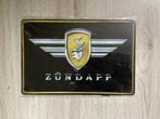 Retro ZUNDAPP reclame bord (geen emaille), Verzamelen, Ophalen of Verzenden, Nieuw