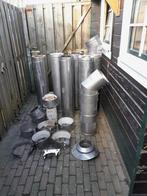 Dubbelwandige kachelpijpen, Huis en Inrichting, Kachels, Ophalen, Gebruikt, Houtkachel, Inbouw