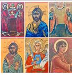 6x Handbeschilderde iconen, Ophalen of Verzenden