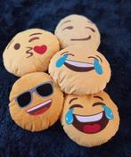 5 Emoji kussens, Ophalen, Gebruikt, Geel, Rond