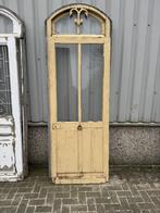 Antieke eiken franse buitendeur met kozijn, Doe-het-zelf en Verbouw, Deuren en Horren, Jurgen.hoogenboezem@gmail.com, 80 tot 100 cm