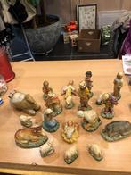 Kerstbeelden groep +/- 80 jaar oud, Ophalen, Gebruikt