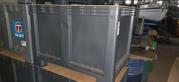 Palletboxen met Deksel - Zo Goed Als Nieuw! beschikbaar voor biedingen