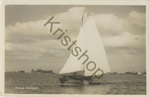 Friese Zeilsport [KRST005-1282, Verzamelen, Ansichtkaarten | Nederland, Gelopen, Friesland, 1920 tot 1940, Verzenden
