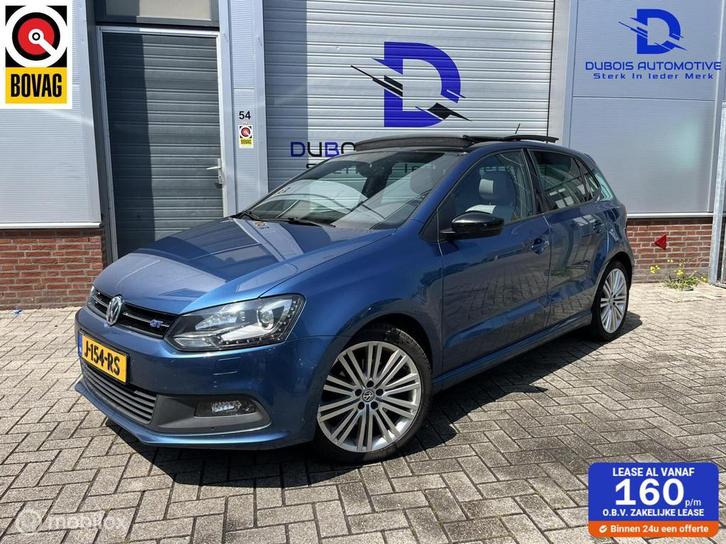 Volkswagen Polo 1.4 TSI GT 150PK|PANO|STOEL VERW.|CRUISE|PDC, Auto's, Volkswagen, Bedrijf, Te koop, Polo, ABS, Airbags, Airconditioning