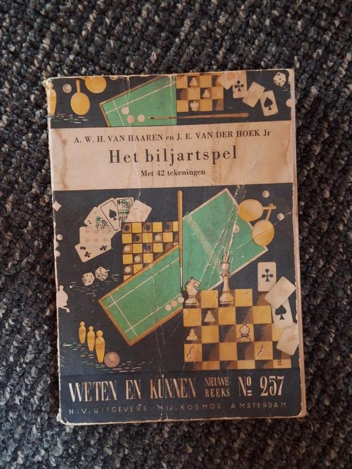 Het Biljartspel - Vintage Boekje, Antiek en Kunst, Antiek | Boeken en Bijbels, Ophalen of Verzenden