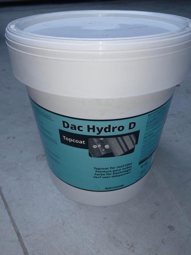 Dakcoating betonpannen, Doe-het-zelf en Verbouw, Verf, Beits en Lak, Zo goed als nieuw, Verf, Wit, Ophalen of Verzenden