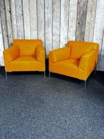 Design on stock Bloq fauteuil oranje, Gebruikt, Stof, Ophalen of Verzenden