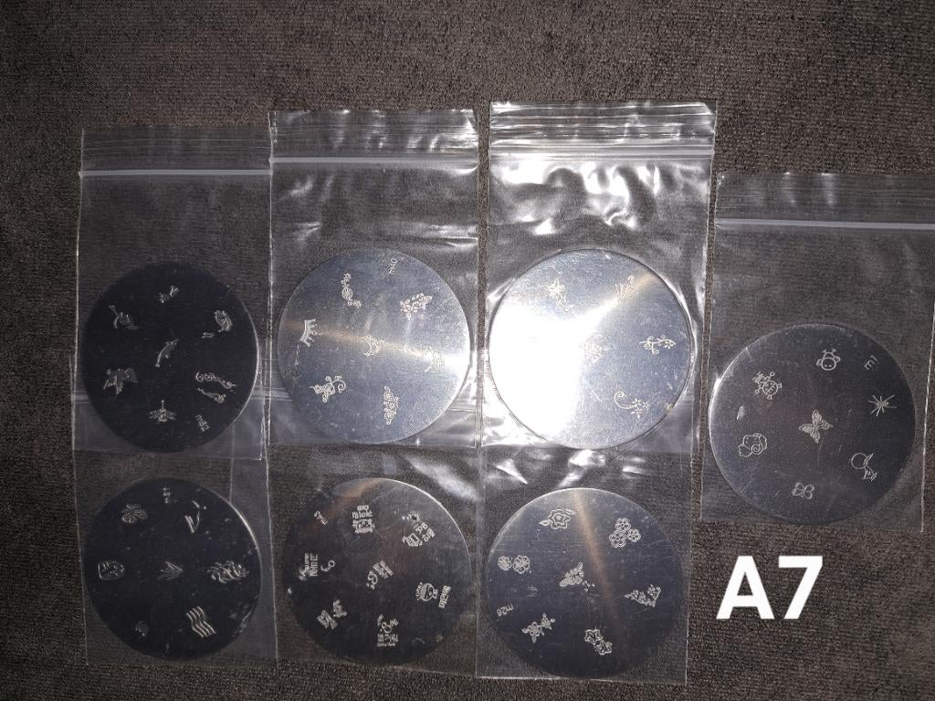 Stempel platen nailart stamping plates 11 stuks, Nieuw, Ophalen of Verzenden, Toebehoren, Handen en Nagels