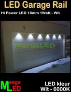 LEDgaragerail lengte 250 tot 320cm met 6x Hi Power LEDs, Nieuw, LEDverlichting, LEDgaragerail, Ophalen of Verzenden