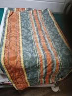 lap stof met prent  groen oranje, Hobby en Vrije tijd, Stoffen en Lappen, Ophalen of Verzenden