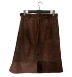 Pauw rok leer bruin S, Kleding | Dames, Maat 38/40 (M), Bruin, Ophalen of Verzenden, Zo goed als nieuw
