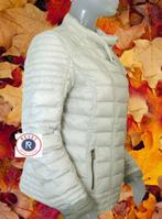 RESET  🍂doorgestikte jack veer dons vulling mt 38/40, Maat 38/40 (M), Verzenden, Zo goed als nieuw, Grijs