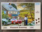 HOP puzzel Pleasant Evening 1000 stukjes, Ophalen of Verzenden, 500 t/m 1500 stukjes, Zo goed als nieuw, Legpuzzel